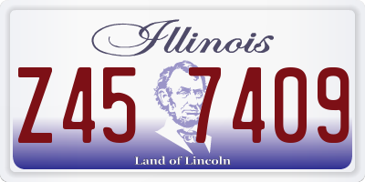 IL license plate Z457409
