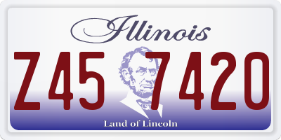 IL license plate Z457420