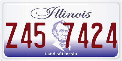 IL license plate Z457424