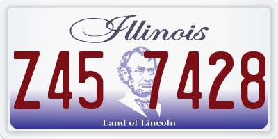 IL license plate Z457428