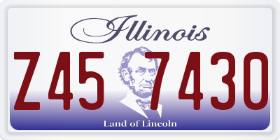 IL license plate Z457430