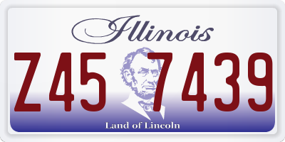 IL license plate Z457439