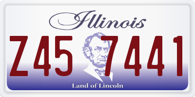 IL license plate Z457441
