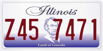 IL license plate Z457471