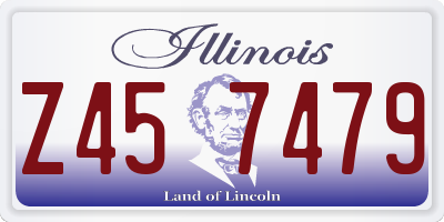 IL license plate Z457479