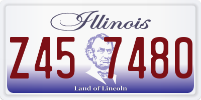 IL license plate Z457480