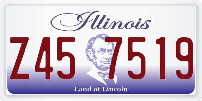 IL license plate Z457519