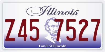 IL license plate Z457527