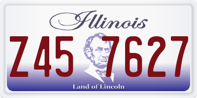 IL license plate Z457627