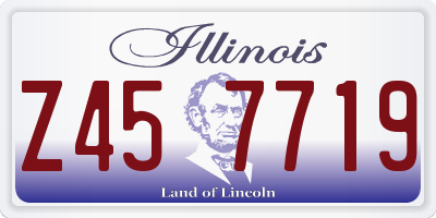 IL license plate Z457719