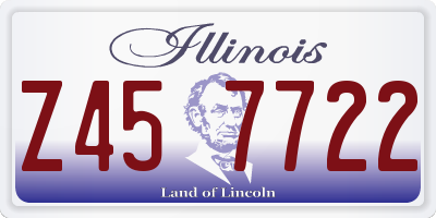 IL license plate Z457722