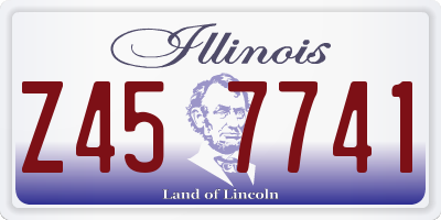 IL license plate Z457741