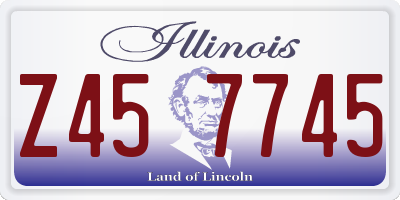 IL license plate Z457745