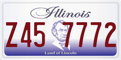 IL license plate Z457772