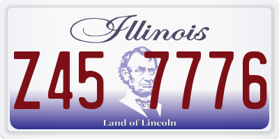 IL license plate Z457776