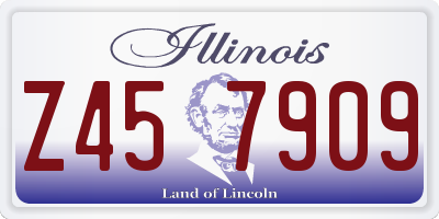 IL license plate Z457909