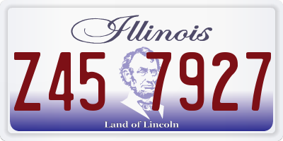 IL license plate Z457927