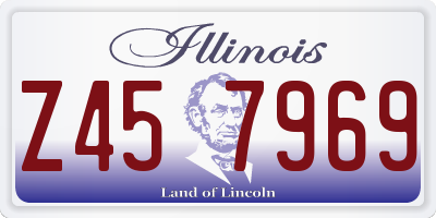 IL license plate Z457969