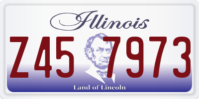 IL license plate Z457973