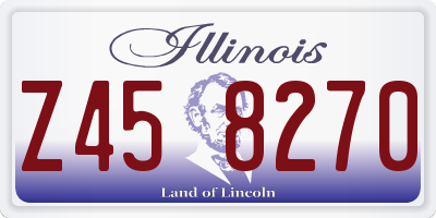 IL license plate Z458270