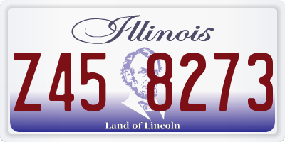 IL license plate Z458273