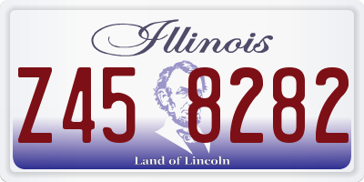 IL license plate Z458282