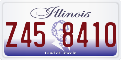 IL license plate Z458410