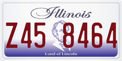 IL license plate Z458464