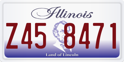 IL license plate Z458471