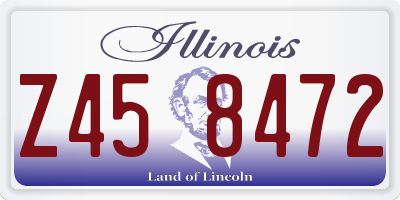 IL license plate Z458472