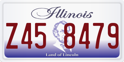 IL license plate Z458479
