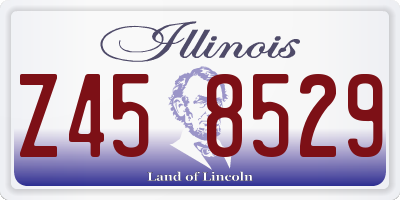 IL license plate Z458529
