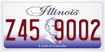 IL license plate Z459002