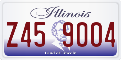 IL license plate Z459004