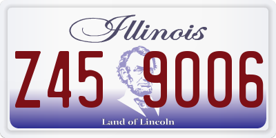 IL license plate Z459006