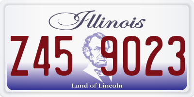 IL license plate Z459023