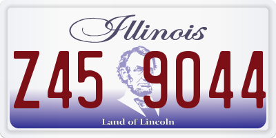 IL license plate Z459044