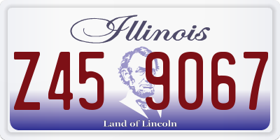 IL license plate Z459067