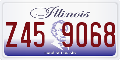 IL license plate Z459068
