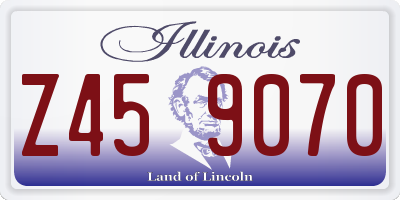 IL license plate Z459070