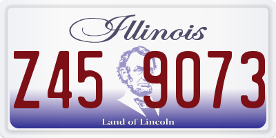 IL license plate Z459073