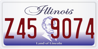 IL license plate Z459074
