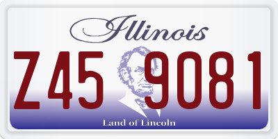 IL license plate Z459081