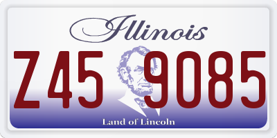 IL license plate Z459085