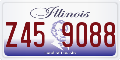 IL license plate Z459088