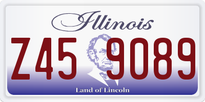 IL license plate Z459089