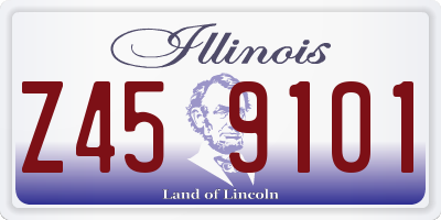IL license plate Z459101