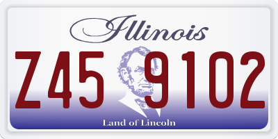 IL license plate Z459102