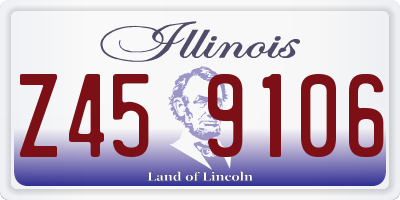 IL license plate Z459106