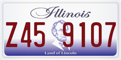 IL license plate Z459107